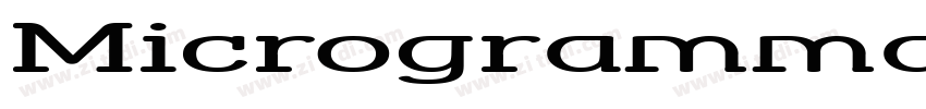 Microgramma D Extend字体转换 Microgramma D Extend字体转换